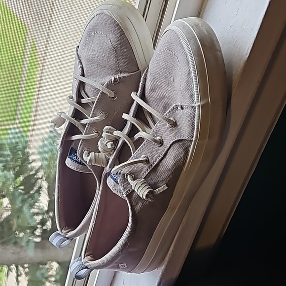 Sperry boat shoes, casual, gray, size 11 - Picture 3 of 5